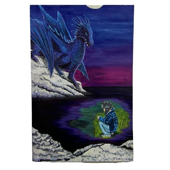 Ben and the Dragon David W. Weimer Paperback Signed Fantasy Fiction - Picture 1 of 9